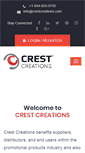 Mobile Screenshot of crestcreations.com